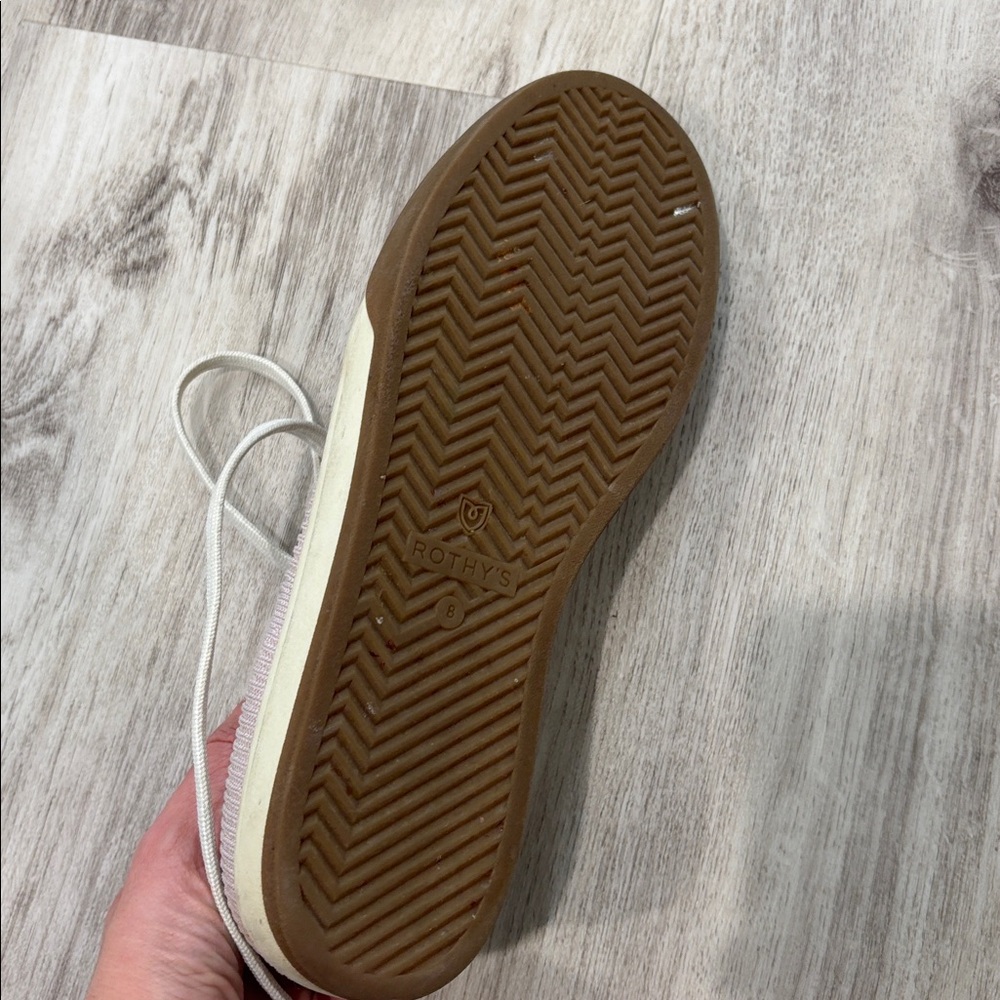 Rothy's Women's lace up lilac Casual Sneakers size 8 - Picture 5 of 8